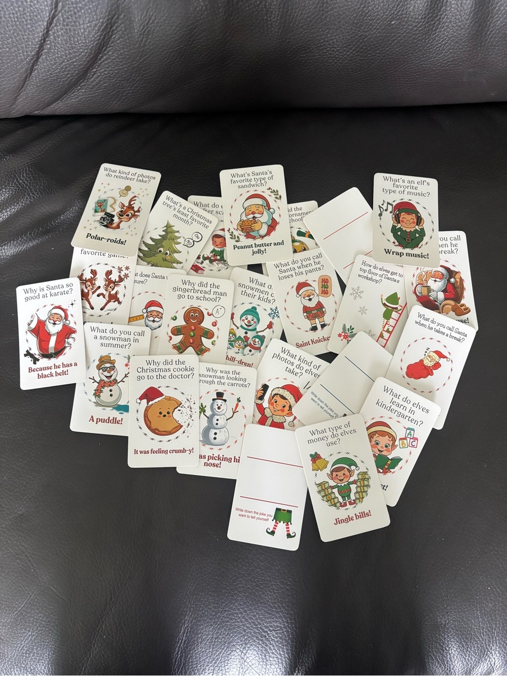 Christmas Joke Cards - Set of 24